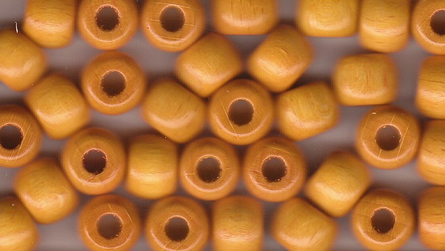 Grosslochperlen orange