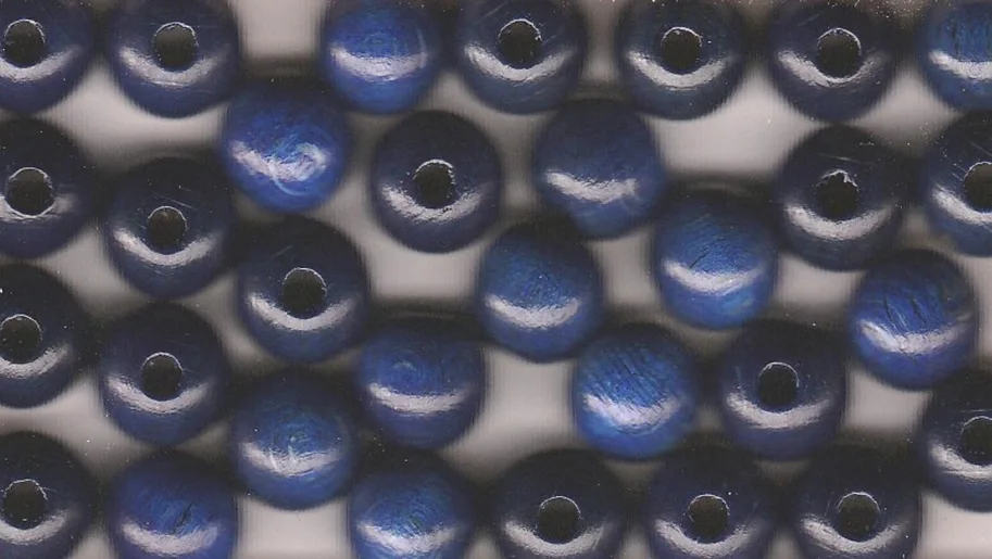 Holzperlen blau