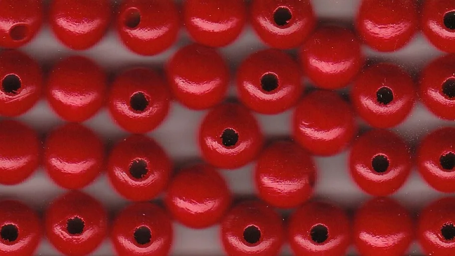 Holzperlen rot