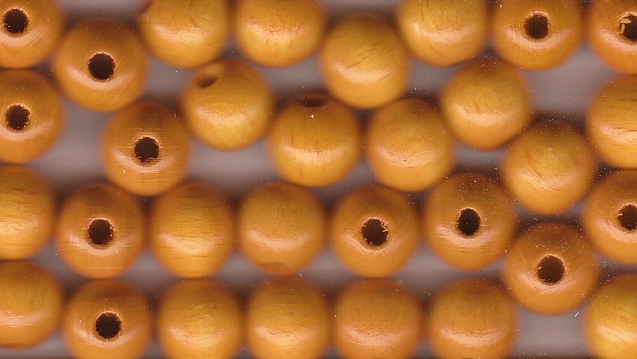 Holzperlen orange 