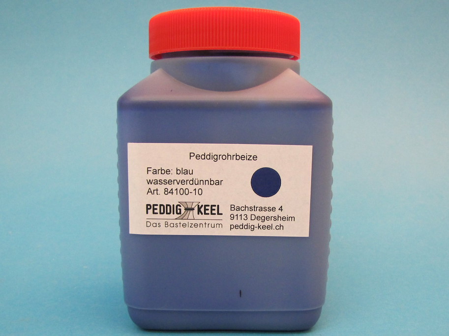 Peddigrohrbeize blau, 500 ml