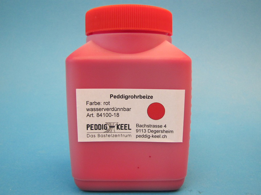 Peddigrohrbeize rot, 500 ml